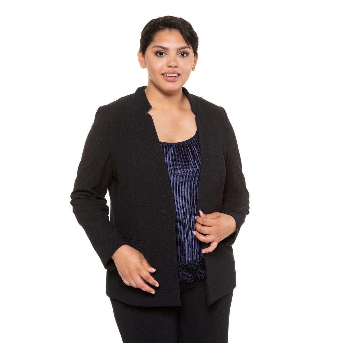 Sheego Veste Blazer Femmes Taille 44 à 48 Gris Argile grandes tailles 188 Sheego Veste Blazer Femmes Taille 44 à 48 Gris Argile grandes tailles 188